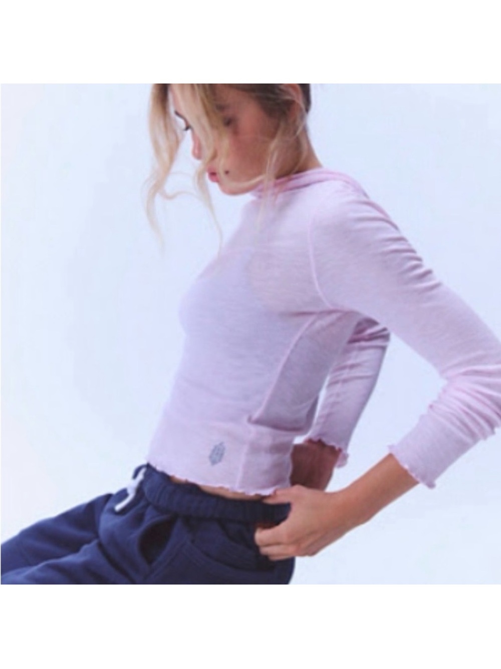 FP Movement by Free People Breathe Easy Layer in Powder Pink